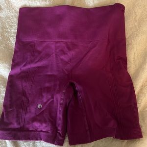 Lululemon Pink Biker Shorts